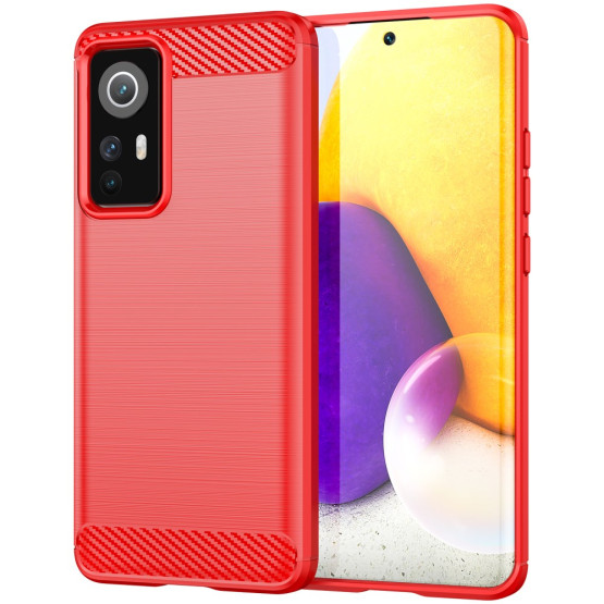 FLEX KARBON RDEČ OVITEK ZA XIAOMI 12 / 12X