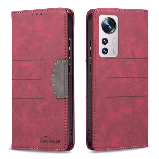 BINFEN 3 LINE AUTO ABSORBED RDEČ ETUI ZA XIAOMI 12 / 12X