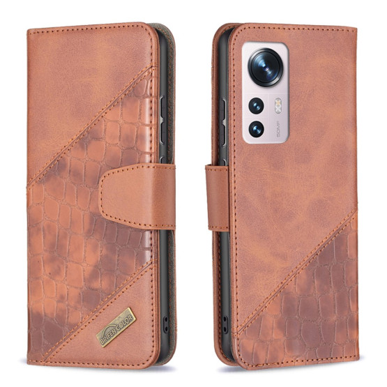 BINFEN CROCODILE RJAV ETUI ZA XIAOMI 12 / 12X