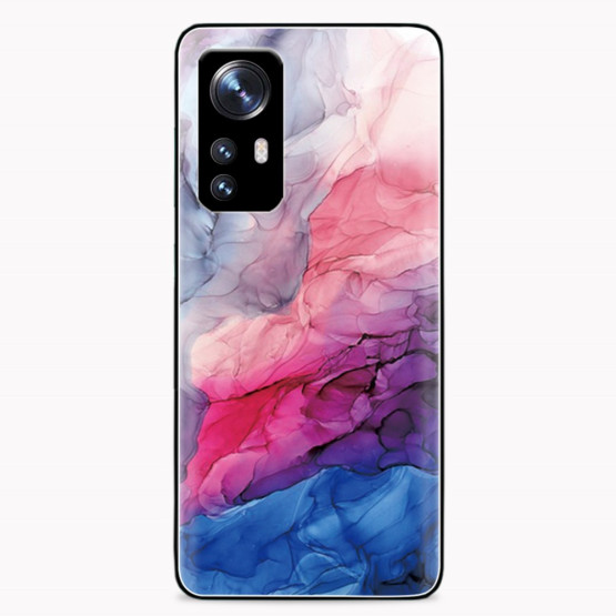 GLASS MARMOR MODRO ROZA OVITEK ZA XIAOMI 12 / 12X