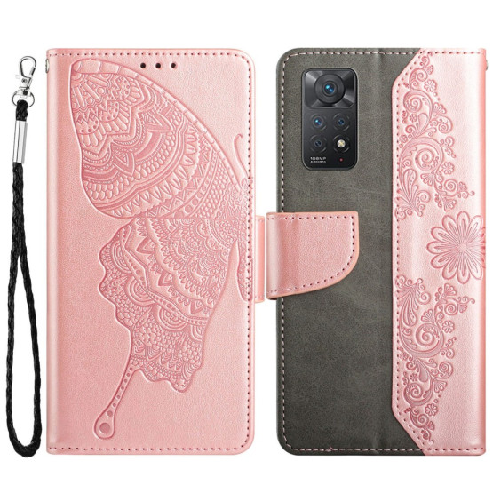 POL METULJ ROSE GOLD ETUI ZA XIAOMI REDMI NOTE 11S / REDMI NOTE 11 4G