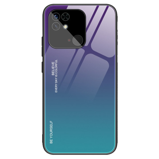 GLASS BE YOURSELF TWILIGHT PURPLE/MINT OVITEK ZA XIAOMI REDMI 10C