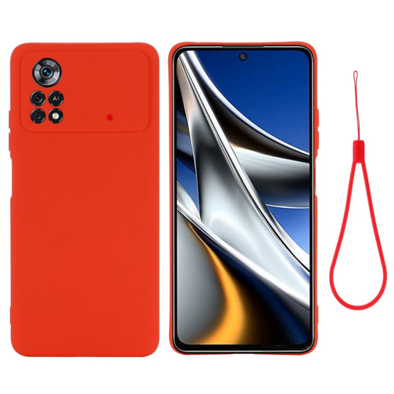 SILICA RDEČ OVITEK ZA XIAOMI POCO X4 PRO