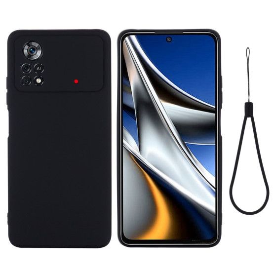 SILICA ČRN OVITEK ZA XIAOMI POCO X4 PRO