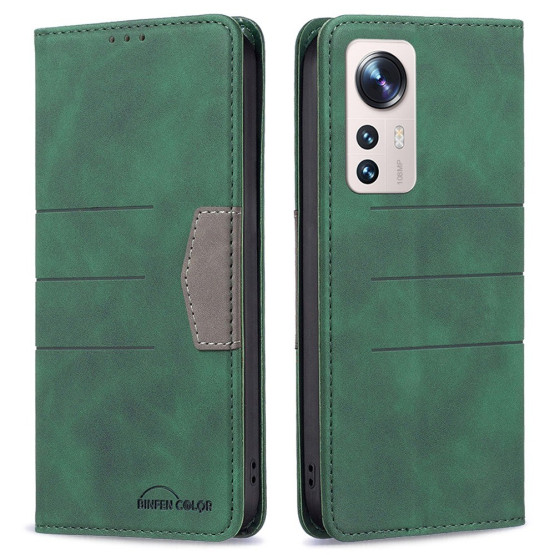 BINFEN 3 LINE AUTO ABSORBED ZELEN ETUI ZA XIAOMI 12 LITE