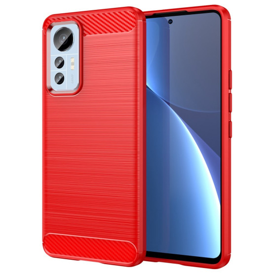 FLEX KARBON RDEČ OVITEK ZA XIAOMI 12 LITE