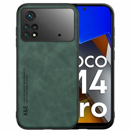 SLIM LEATHER ZELEN OVITEK ZA XIAOMI POCO M4 PRO 4G