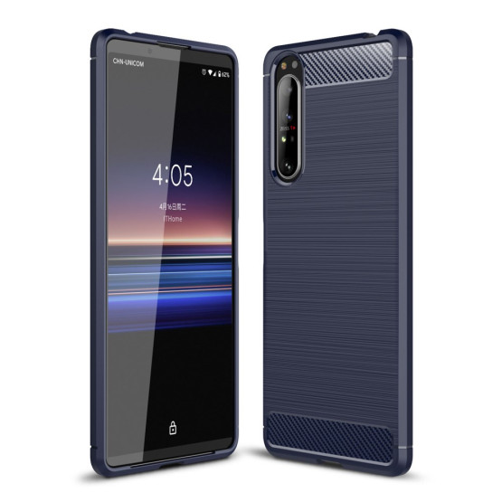 FLEX KARBON TEMNO MODER OVITEK ZA SONY XPERIA 1 II 