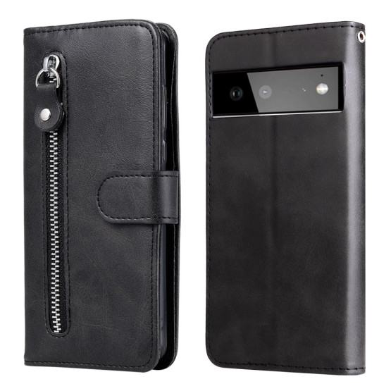 ZIPPER ČRN ETUI ZA GOOGLE PIXEL 6