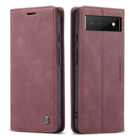 CASEME RETRO AUTO ABSORBED RDEČ ETUI ZA GOOGLE PIXEL 6