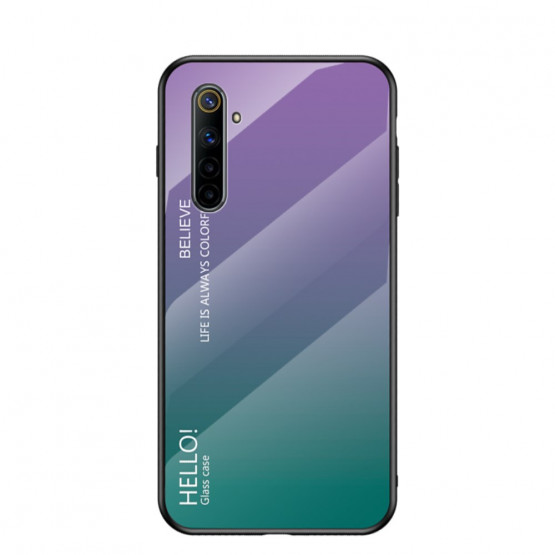 GLASS HELLO! PURPLE/BLUE OVITEK ZA REALME 6 