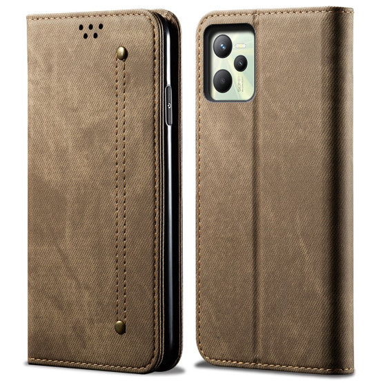 RETRO JEANS KAKI ETUI ZA REALME C35