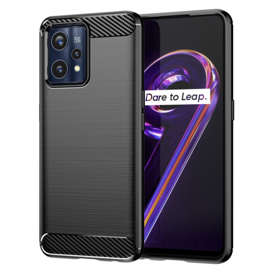 FLEX KARBON ČRN OVITEK ZA REALME 9 / 9 PRO PLUS