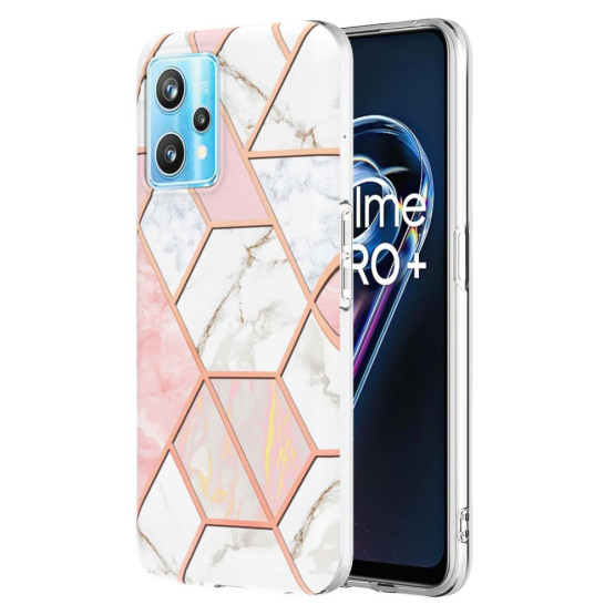 IMD HEX MARMOR ROZA OVITEK ZA REALME 9 / 9 PRO PLUS