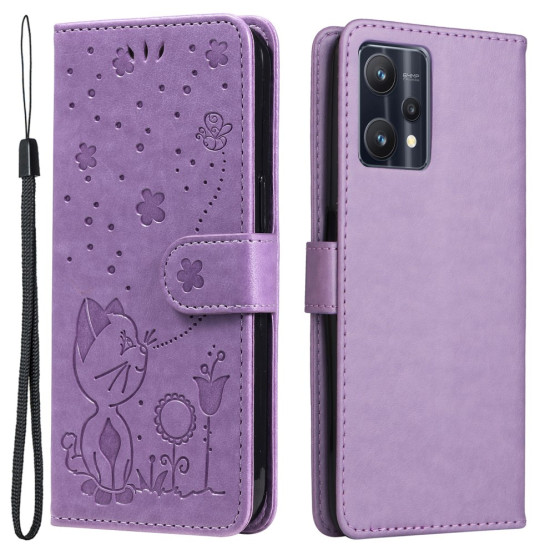 MUC NA SPREHODU VIJOLIČEN ETUI ZA REALME 9 PRO