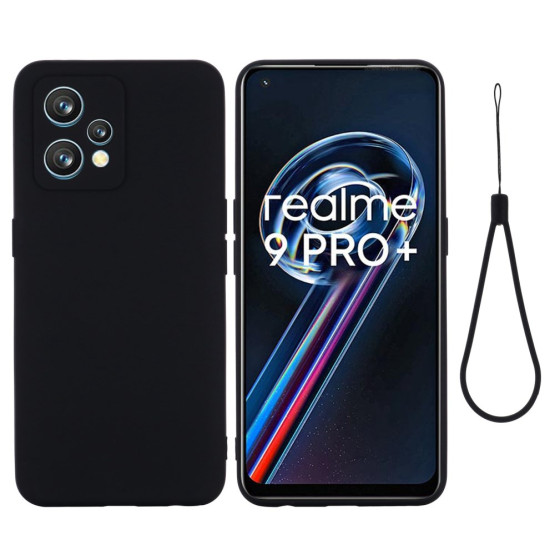 SILICA ČRN OVITEK ZA REALME 9 / 9 PRO PLUS