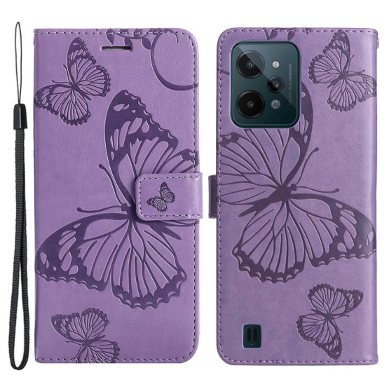 ODTIS METULJEV VIJOLIČNI ETUI ZA REALME C31