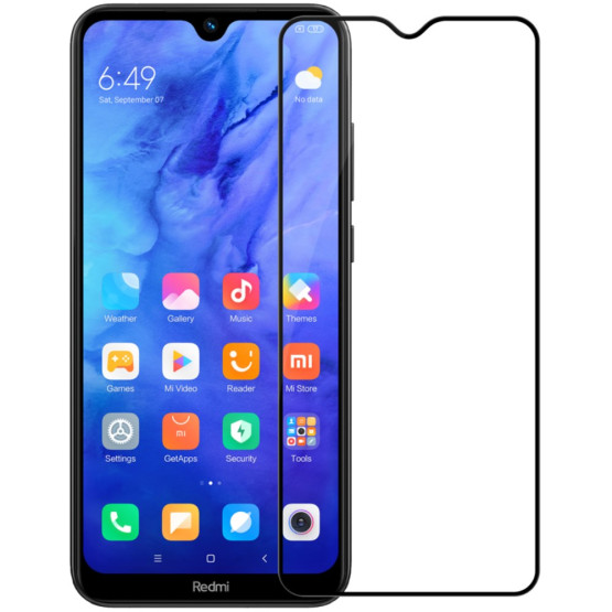 XIAOMI REDMI NOTE 8T NILLKIN FIT CP+MAX KALJENO STEKLO S POTISKOM ČRN - FULL GLUE