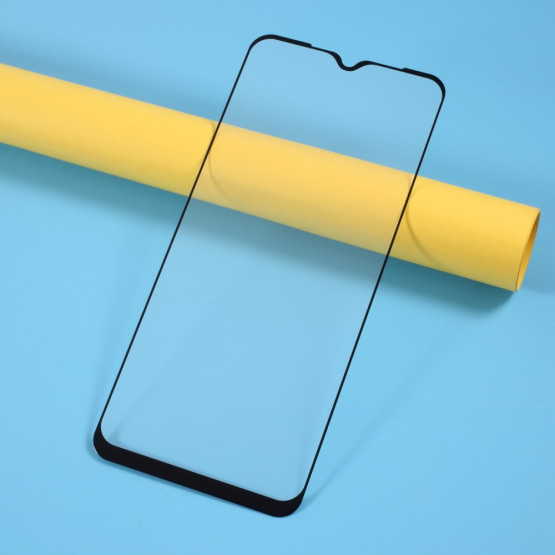 XIAOMI REDMI 9 FIT KALJENO STEKLO S POTISKOM ČRN - FULL GLUE