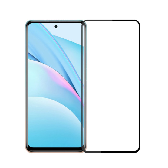 XIAOMI MI 10T LITE MOFI FIT KALJENO STEKLO S POTISKOM ČRN
