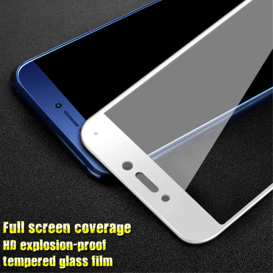 HUAWEI HONOR 8 LITE IMAK FIT KALJENO STEKLO S POTISKOM BEL