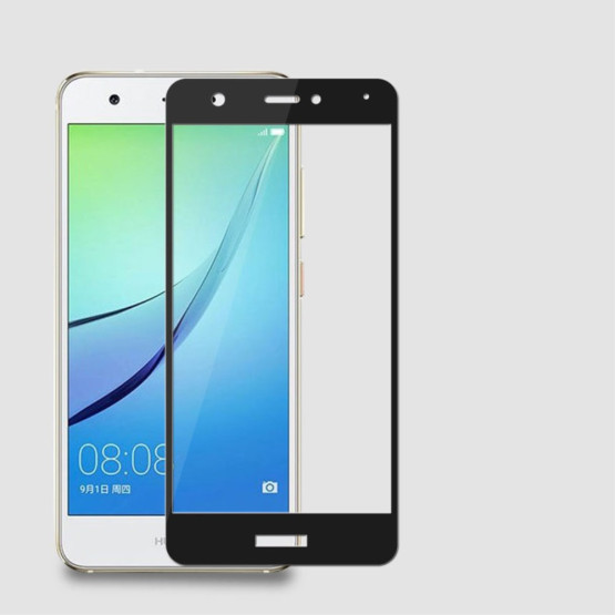 HUAWEI NOVA PLUS MOCOLO FIT KALJENO STEKLO S POTISKOM ČRN