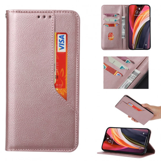 AUTO-ABSORBED MAGNETIC ROSE GOLD ETUI ZA ONEPLUS NORD
