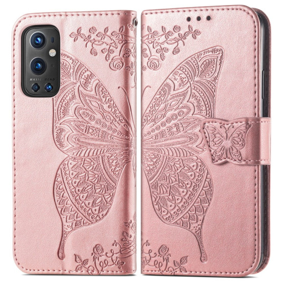 GOTSKI METULJ ROSE GOLD ETUI ZA ONEPLUS 9 PRO