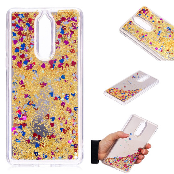 LIQUID BLEŠČICE ZLATO PISANO - NOKIA 8