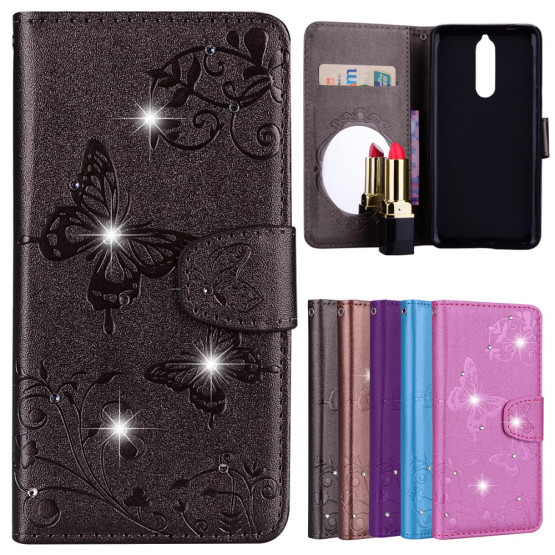 DIAMOND METULJI ČRNI - NOKIA 8