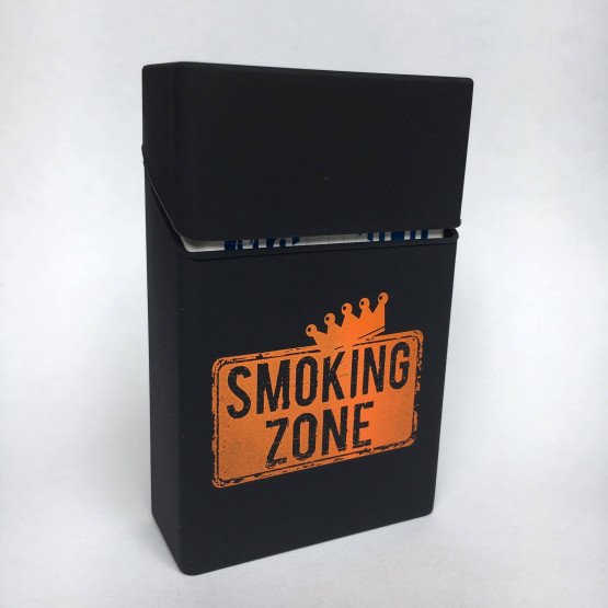 SMOKING ZONE ČRN - ETUI ZA CIGARETNE ŠKATLICE