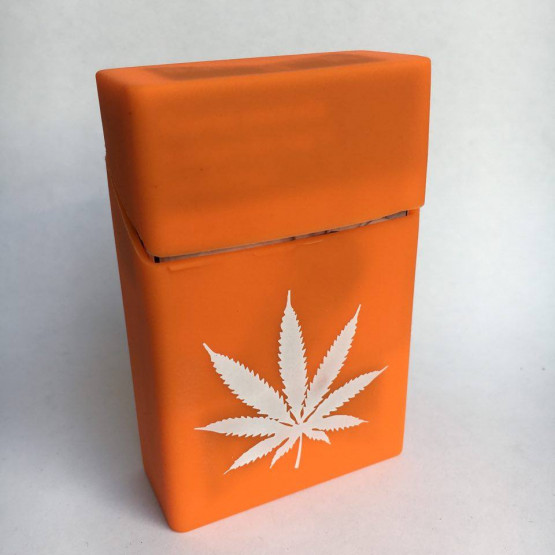 MARIHUANA ORANŽEN - ETUI ZA CIGARETNE ŠKATLICE