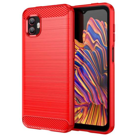 FLEX KARBON RDEČ OVITEK ZA SAMSUNG GALAXY XCOVER6 PRO