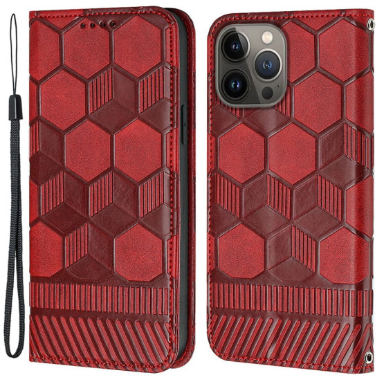 ODTIS NOGOMETNE ŽOGE RDEČ ETUI ZA APPLE IPHONE 14 PRO