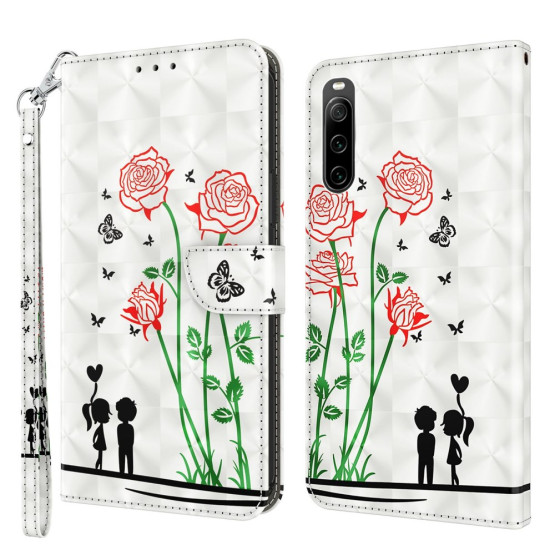 REALISTIC LJUBEZEN POD VRTNICAMI ETUI ZA SONY XPERIA 10 IV