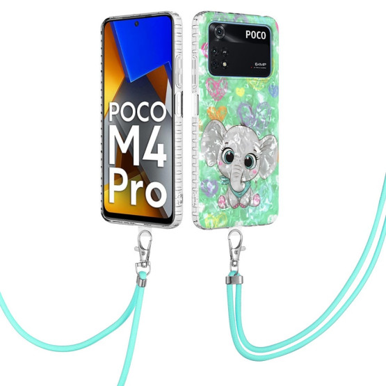 IMD ANTI-DROP SLONČEK OVITEK Z VRVICO ZA XIAOMI POCO M4 PRO 4G