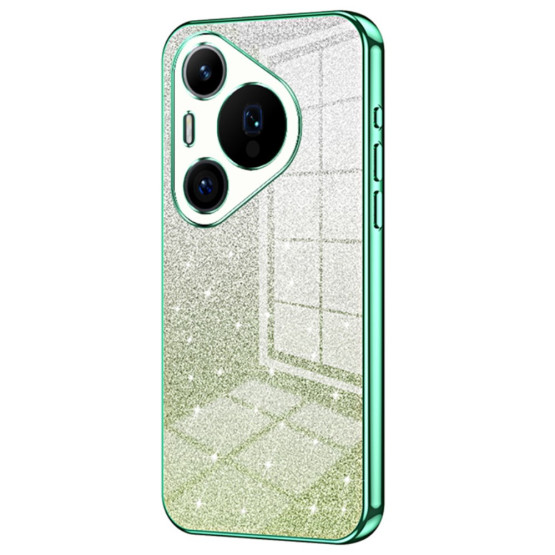 RHINESTONE GLITTER ZELEN OVITEK ZA HUAWEI PURA 70 PRO / PURA 70 PRO PLUS