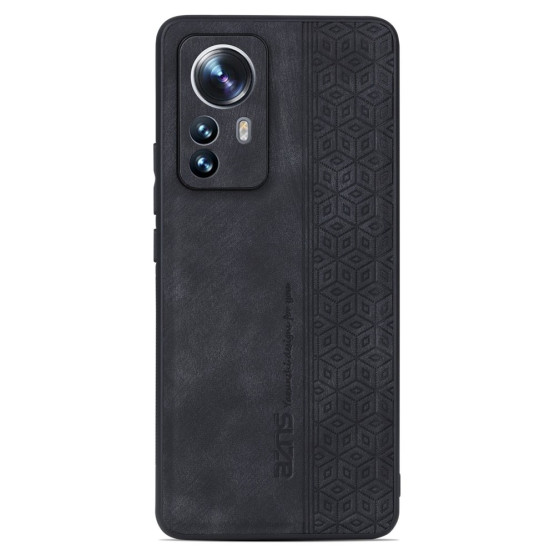 AZNS LEATHER ČRN OVITEK ZA XIAOMI 12 LITE