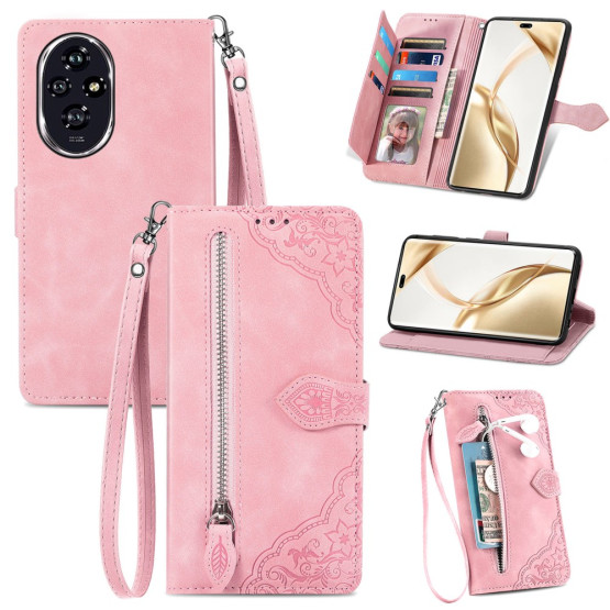 MINI ČIPKA ROSE GOLD ETUI ZA HONOR 200 PRO