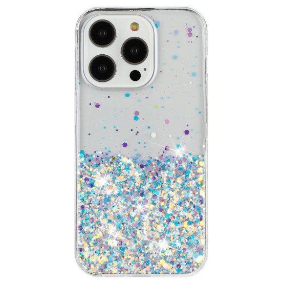 GLITTER STARS BEL OVITEK ZA APPLE IPHONE 16 PRO