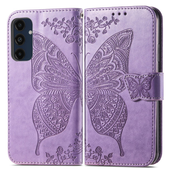 GOTSKI METULJ VIJOLIČNI ETUI ZA SAMSUNG GALAXY A16 5G / 4G