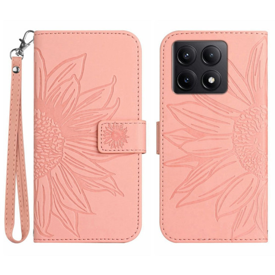 ODTIS SONČNICE ROSE GOLD ETUI ZA XIAOMI 14T