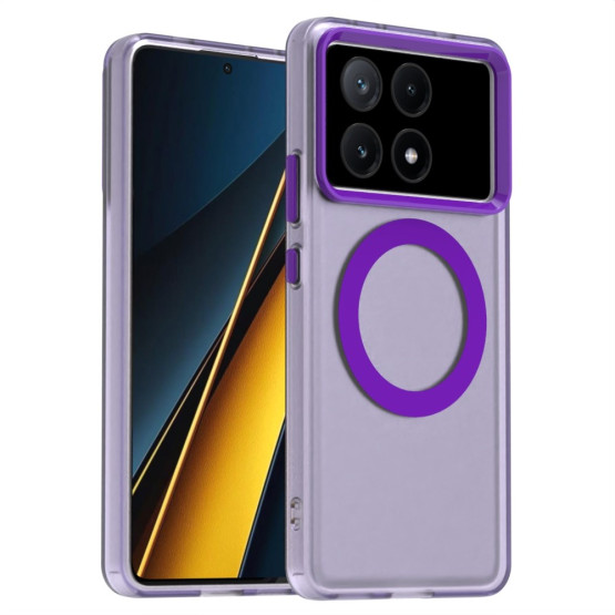 CANDY VIJOLIČEN MAGSAFE OVITEK ZA XIAOMI POCO X6 PRO 5G