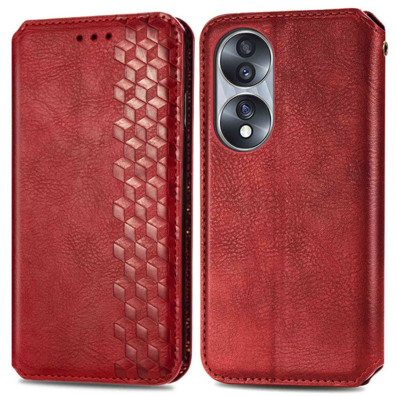 SLIM ROMB RDEČ ETUI ZA HONOR 70