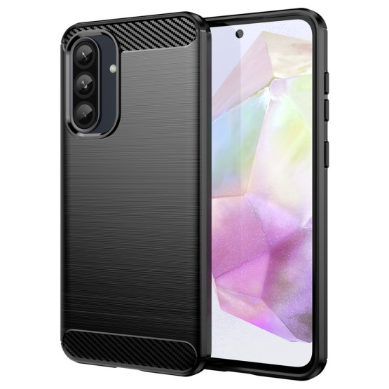 FLEX KARBON ČRN OVITEK ZA SAMSUNG GALAXY A56 G5 / GALAXY A36 5G