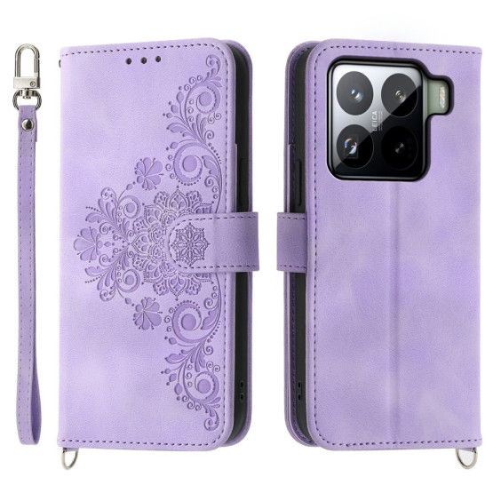 ČIPKA WALLET VIJOLIČEN ETUI ZA XIAOMI 15 PRO