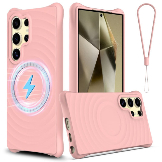 RIPPLE MAGSAFE ROZA OVITEK ZA SAMSUNG GALAXY S25 ULTRA