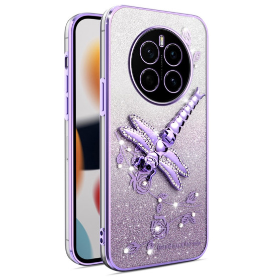 RHINESTONE GLITTER KAČJI PASTIR VIJOLIČNI OVITEK ZA HONOR MAGIC7
