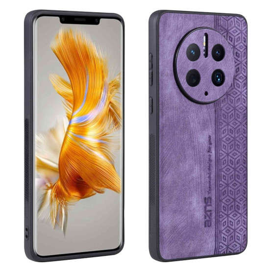 AZNS LEATHER VIJOLIČNI OVITEK ZA HUAWEI MATE 50 PRO