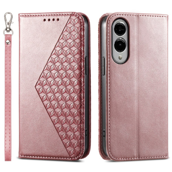 GEOMETRIC ROMB SILK ROSE GOLD ETUI ZA SAMSUNG GALAXY S25 EDGE